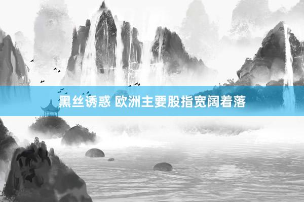 黑丝诱惑 欧洲主要股指宽阔着落