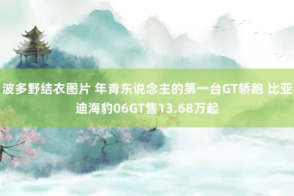 波多野结衣图片 年青东说念主的第一台GT轿跑 比亚迪海豹06GT售13.68万起