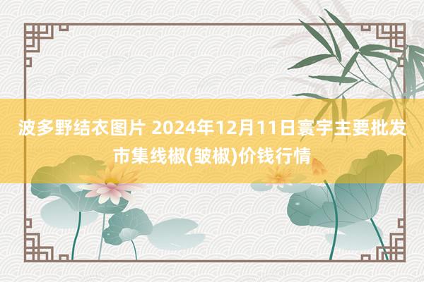 波多野结衣图片 2024年12月11日寰宇主要批发市集线椒(皱椒)价钱行情