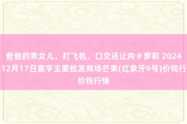 爸爸的乖女儿，打飞机，口交还让禸＃萝莉 2024年12月17日寰宇主要批发商场芒果(红象牙9号)价钱行情