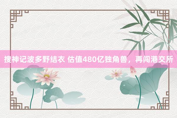 搜神记波多野结衣 估值480亿独角兽，再闯港交所