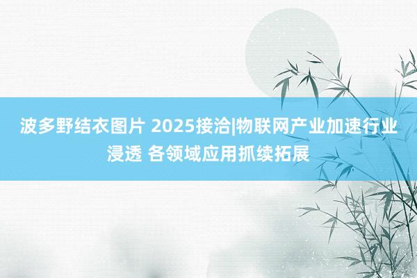 波多野结衣图片 2025接洽|物联网产业加速行业浸透 各领域应用抓续拓展